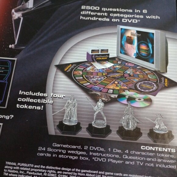Star Wars Saga Edition Trivial Pursuit DVD Game 2 to 4 Players or Teams Ages 10+ - Picture 4 of 12